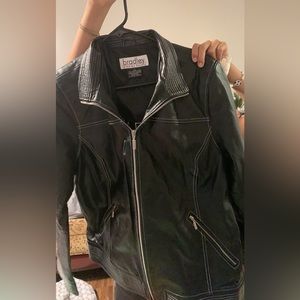 Black Bradley leather jacket